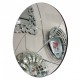 Pallotta- okrągłe lustro dekoracyjne w ramie lustrzanej